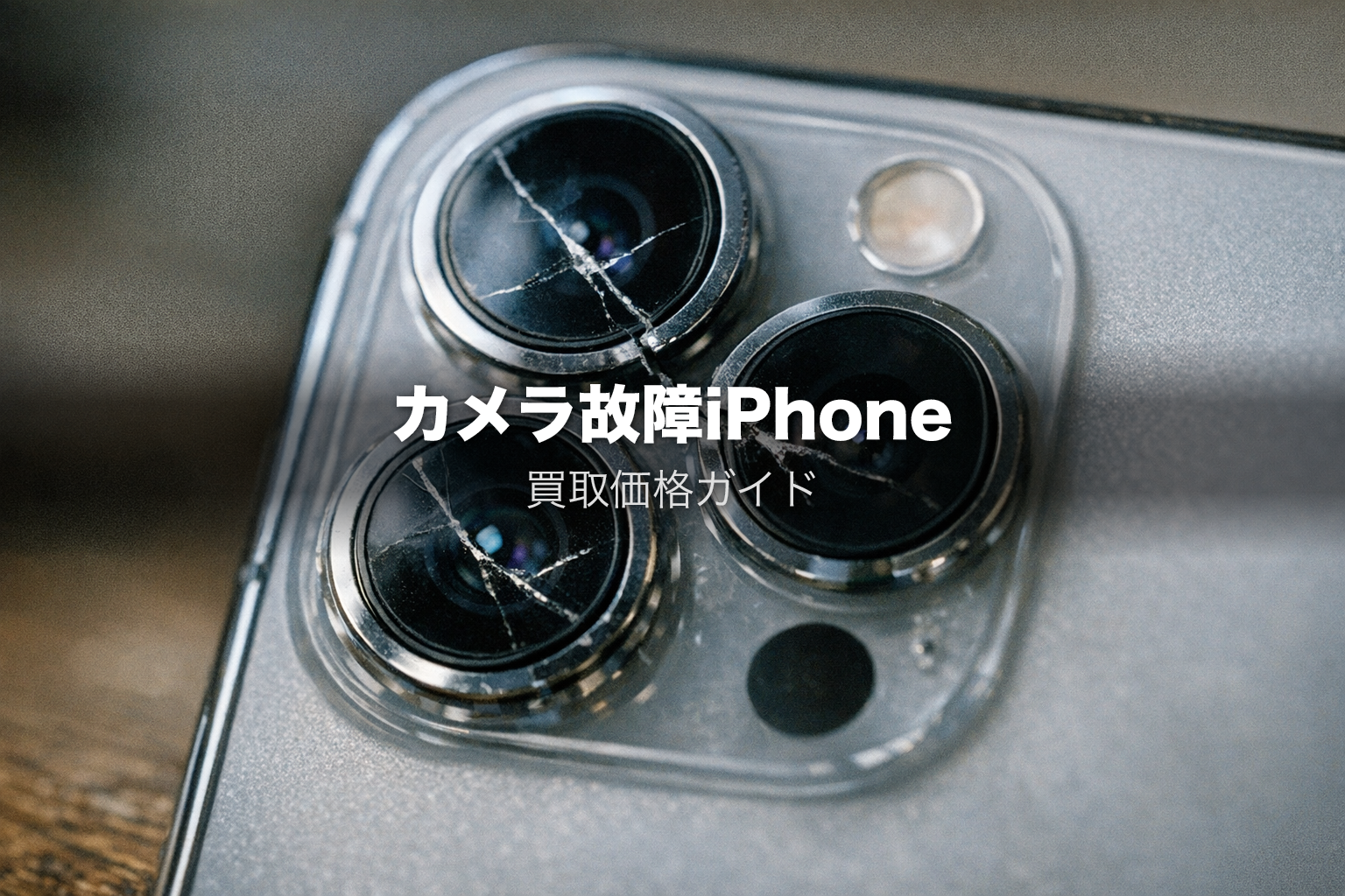 カメラ故障iPhoneの買取価格｜修理vs売却を実績データで徹底比較【2026